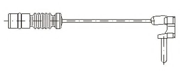 предупредителен контактен сензор, износване на накладките 581304
