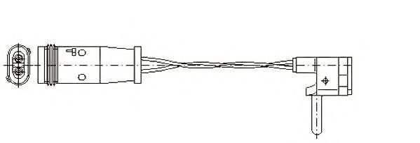 предупредителен контактен сензор, износване на накладките 581383