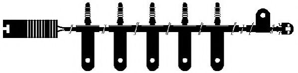 предупредителен контактен сензор, износване на накладките 581403
