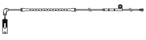 предупредителен контактен сензор, износване на накладките 581438