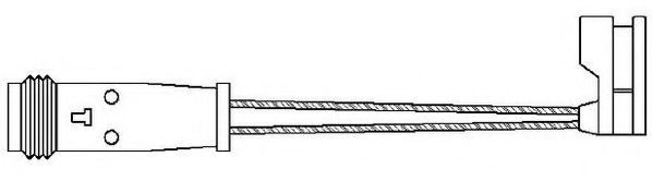 предупредителен контактен сензор, износване на накладките 587047