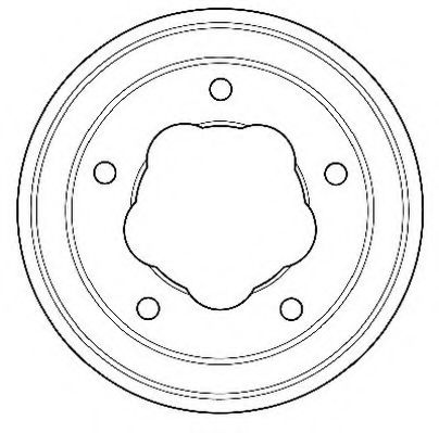 спирачен барабан 329187J