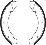 комплект спирачна челюст 361087J