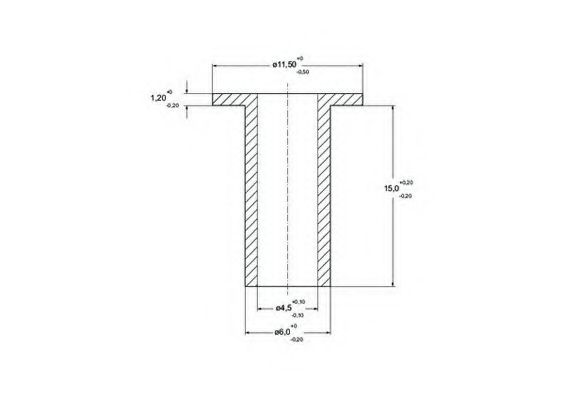 нит, феродо за барабанни накладки 8103060007