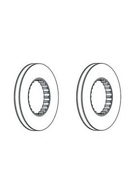 спирачен диск 569213J