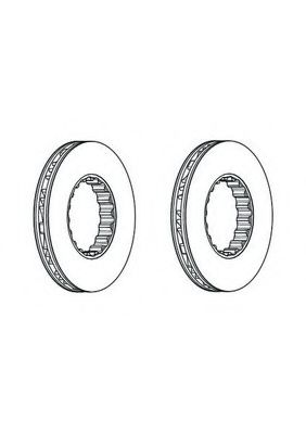 спирачен диск 569215J