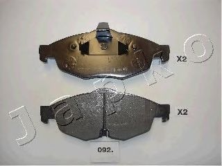 комплект спирачно феродо, дискови спирачки