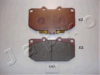 комплект спирачно феродо, дискови спирачки