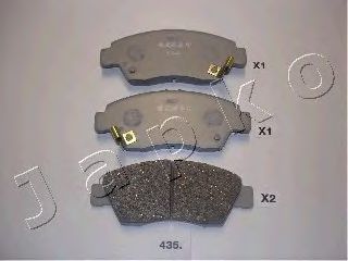 комплект спирачно феродо, дискови спирачки