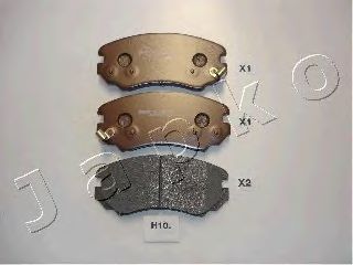 комплект спирачно феродо, дискови спирачки