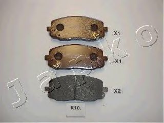 комплект спирачно феродо, дискови спирачки