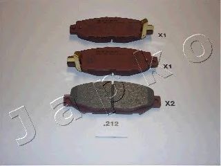 комплект спирачно феродо, дискови спирачки