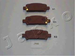 комплект спирачно феродо, дискови спирачки