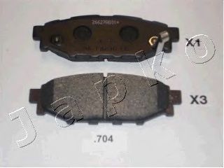 комплект спирачно феродо, дискови спирачки