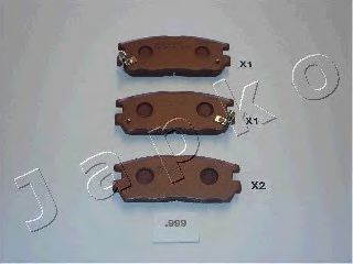 комплект спирачно феродо, дискови спирачки