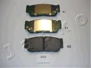 комплект спирачно феродо, дискови спирачки