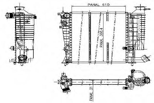 радиатор, охлаждане на двигателя