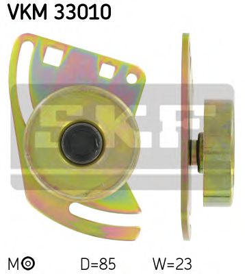 обтящна ролка, пистов ремък VKM 33010