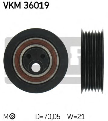 обтящна ролка, пистов ремък VKM 36019