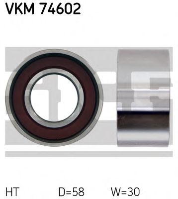 обтяжна ролка, ангренаж VKM 74602