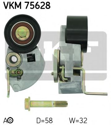 обтяжна ролка, ангренаж VKM 75628