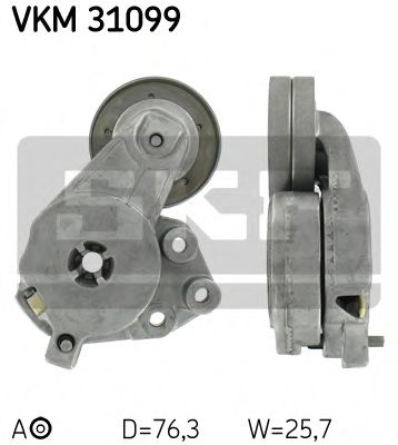 обтящна ролка, пистов ремък VKM 31099
