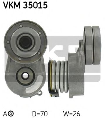 обтящна ролка, пистов ремък VKM 35015