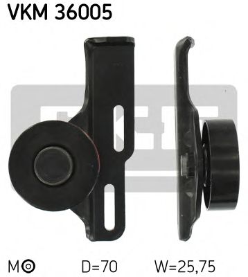 обтящна ролка, пистов ремък VKM 36005