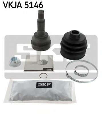 каре комплект, полуоска VKJA 5146