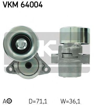 обтящна ролка, пистов ремък VKM 64004