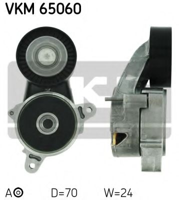 обтящна ролка, пистов ремък VKM 65060
