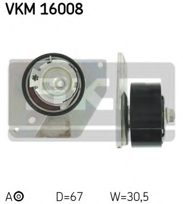 обтяжна ролка, ангренаж VKM 16008