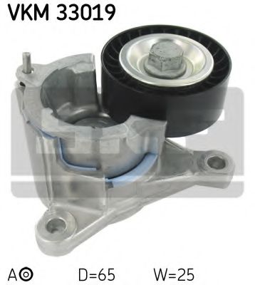обтящна ролка, пистов ремък VKM 33019