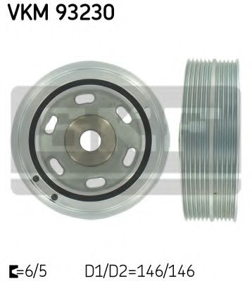 ремъчна шайба, колянов вал VKM 93230
