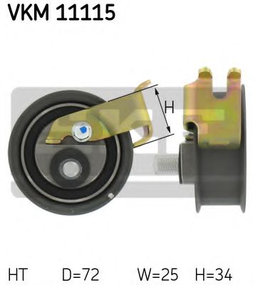 обтяжна ролка, ангренаж VKM 11115