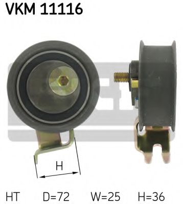 обтяжна ролка, ангренаж VKM 11116