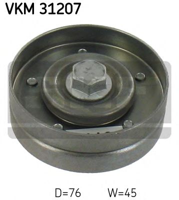 паразитна/ водеща ролка, пистов ремък VKM 31207