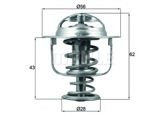 термостат, охладителна течност