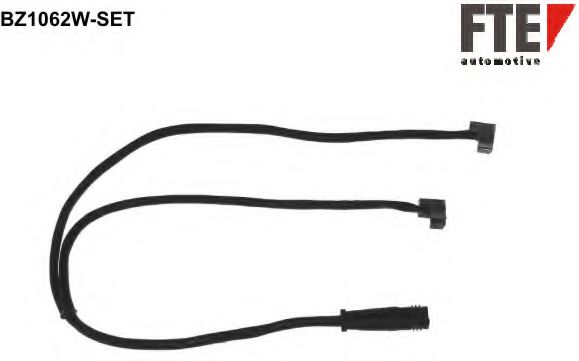 предупредителен контактен сензор, износване на накладките BZ1062W-SET