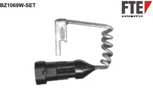 предупредителен контактен сензор, износване на накладките BZ1069W-SET