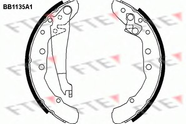 комплект спирачна челюст
