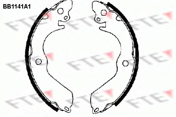 комплект спирачна челюст