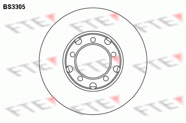 спирачен диск BS3305