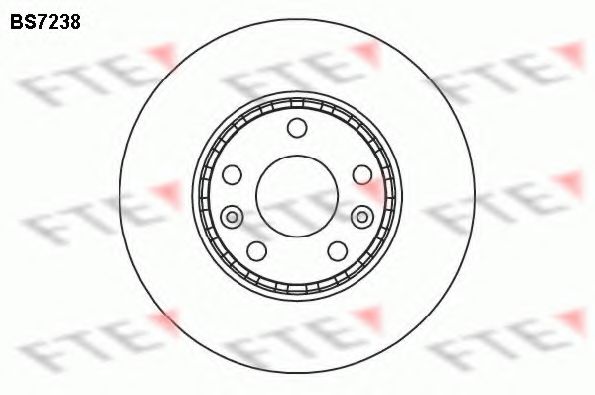 спирачен диск BS7238