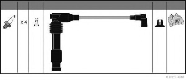 комплект запалителеи кабели J5380905