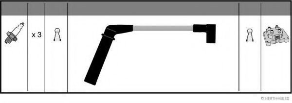 комплект запалителеи кабели J5380912
