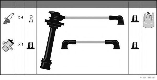 комплект запалителеи кабели J5382024