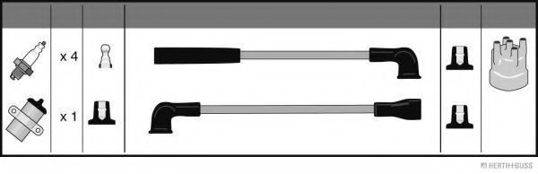комплект запалителеи кабели J5383018