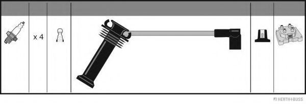комплект запалителеи кабели J5383044