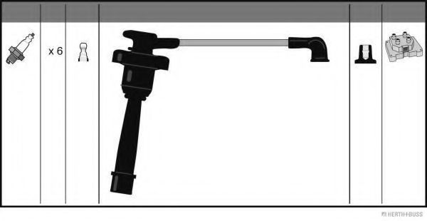 комплект запалителеи кабели J5385011